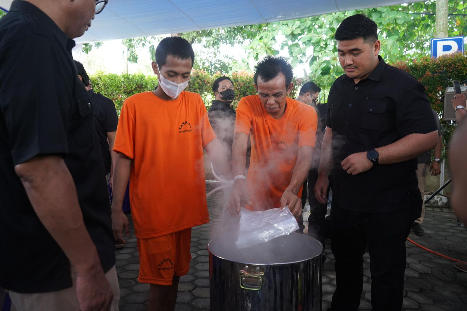 Polda Riau Gelar Pemusnahan Barang Bukti Narkoba