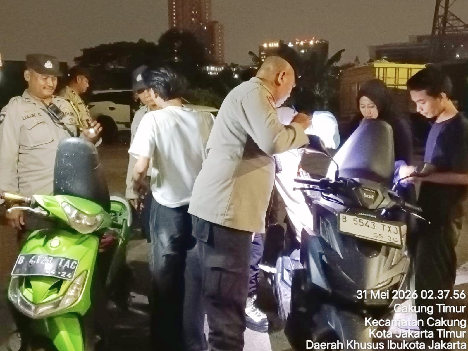 Polsek Cilincing Intensifkan Patroli KRYD, Dua Remaja Diamankan Saat Diduga Hendak Tawuran