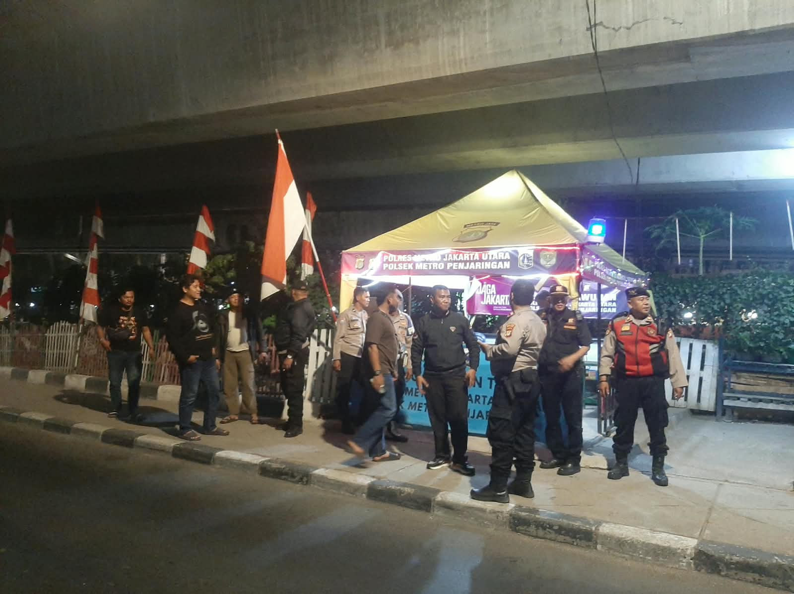 Polsek Metro Penjaringan Gelar KRYD, Antisipasi Tawuran dan Kejahatan Jalanan