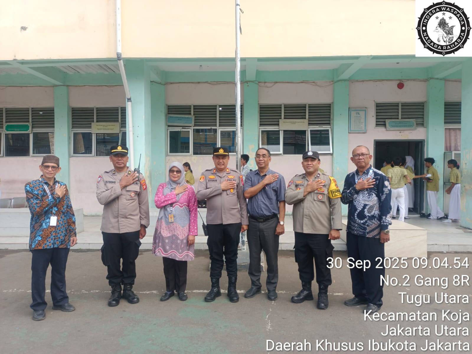 Polsek Cilincing Gelar Police Go To School di SMA Nusantara, Ingatkan Siswa Tak Ikut Aksi Unras