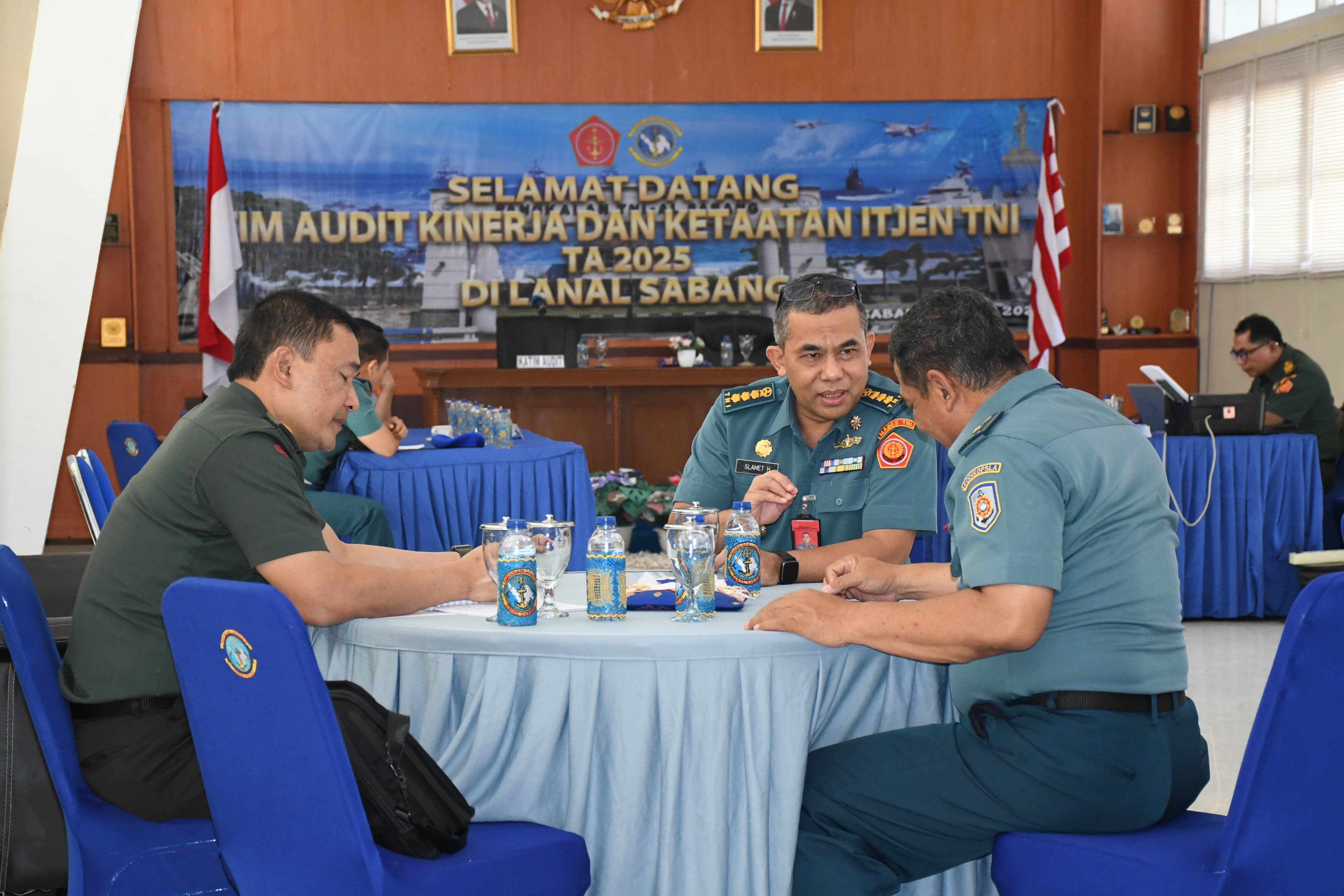 Lanal Sabang Terima Tim Itjen TNI Dalam Rangka Audit Kinerja dan Ketaatan Periode III TA. 2025