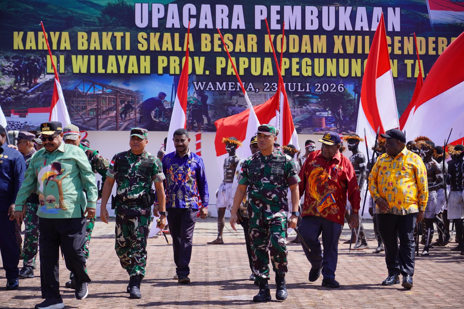 Karya Bakti Skala Besar Korem 172/PWY, Wujud Nyata Kehadiran TNI AD untuk Masyarakat Papua