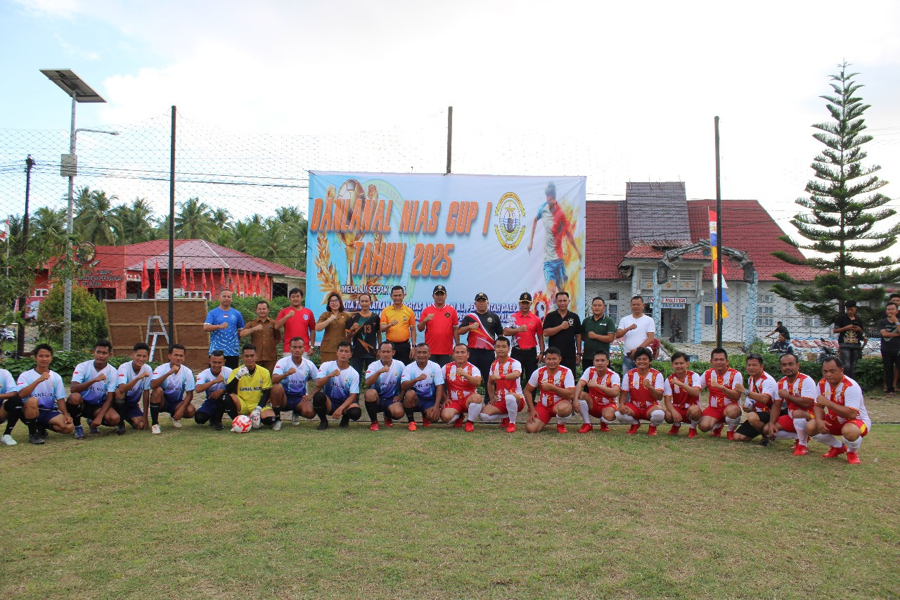 Lanal Nias Gelar Turnamen Sepak Bola Danlanal Nias Cup I Tahun 2025