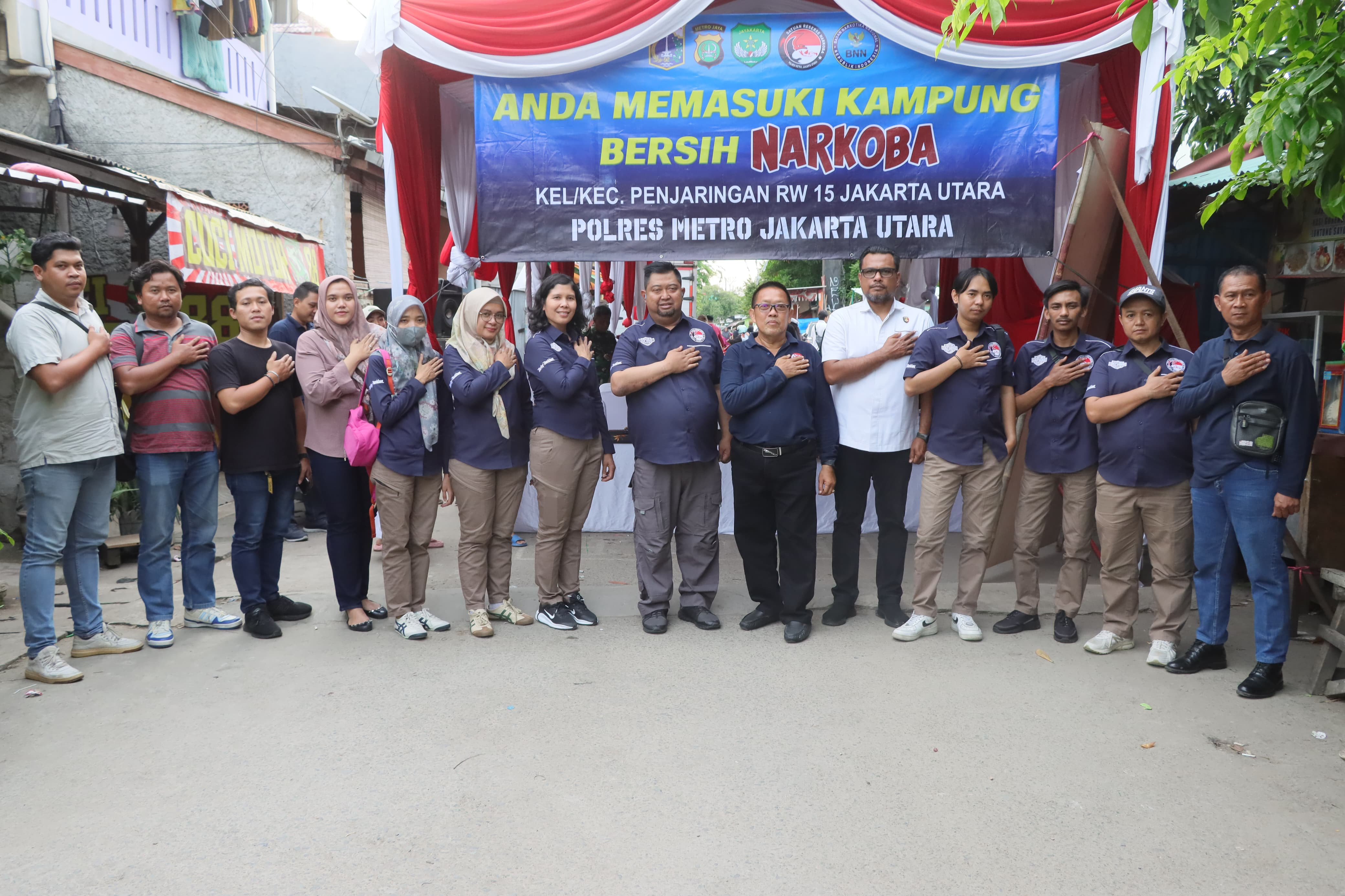 Deklarasi Kampung Bersinar di Penjaringan: Langkah Besar Perangi Narkoba