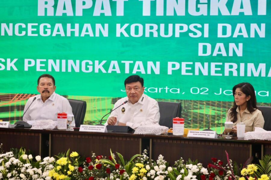 Kemenko Polkam R.I. 3 Bulan Dibentuk, Desk Koordinasi Pencegahan Korupsi Berhasil Selamatkan Kerugian  Negara Rp 6,7 Triliun