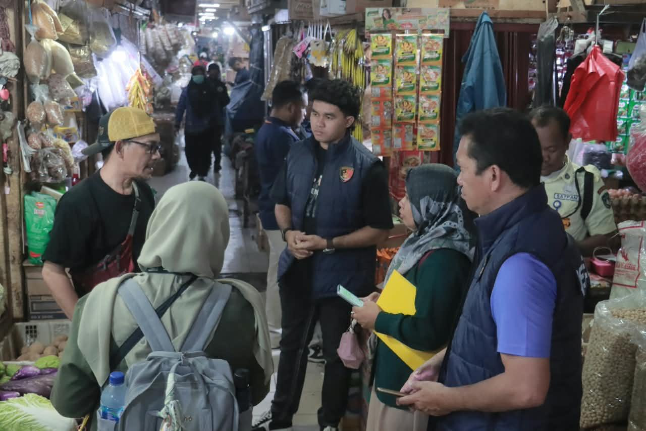 Jaga Stabilitas Harga Beras, Satgas Pangan Polres Metro Jakarta Utara Cek Pasar Anyar Bahari