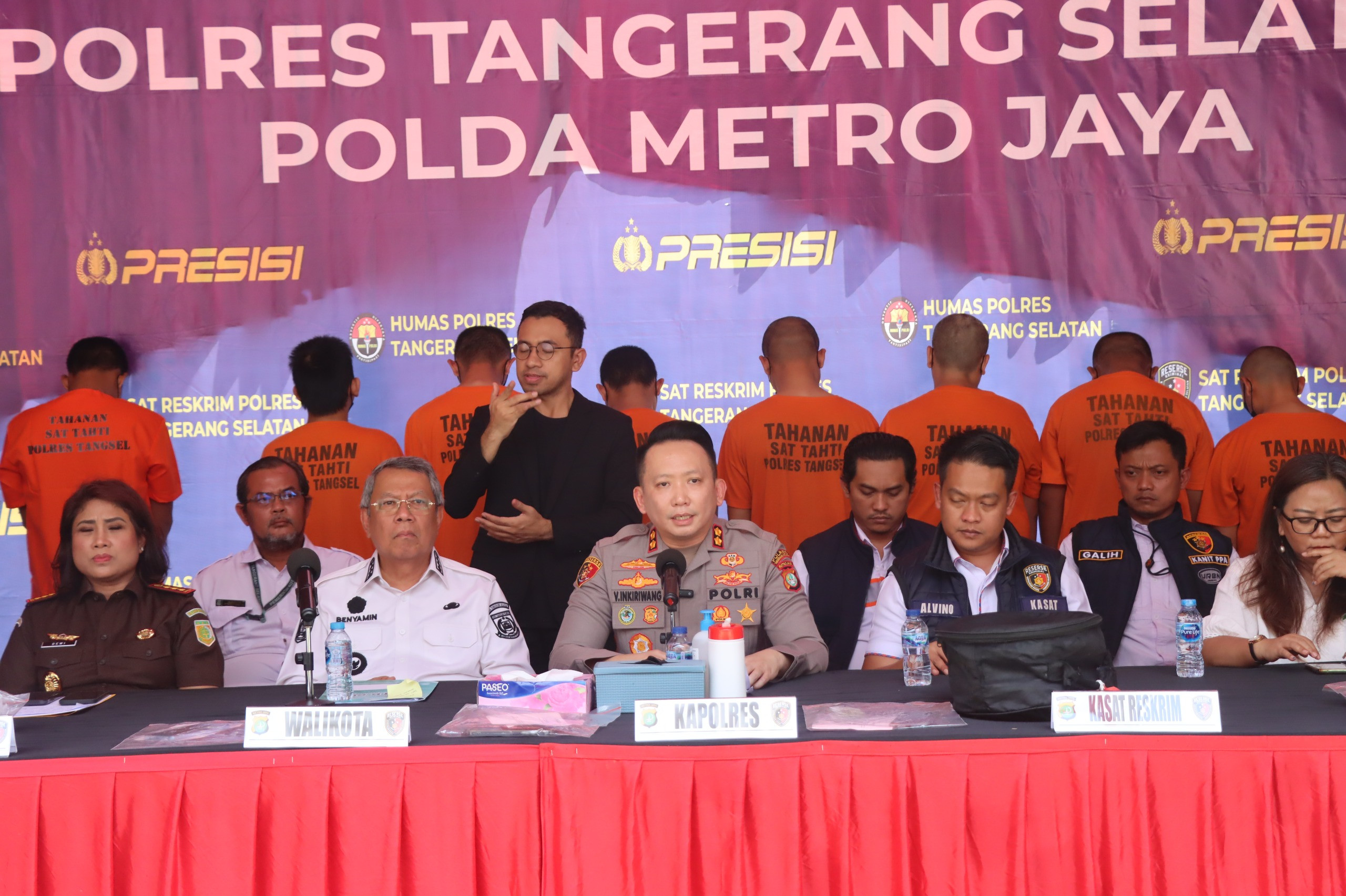 Polres Tangsel Ungkap 8 Kasus Kekerasan Seksual terhadap Anak dan Perempuan, 10 Tersangka Diamankan