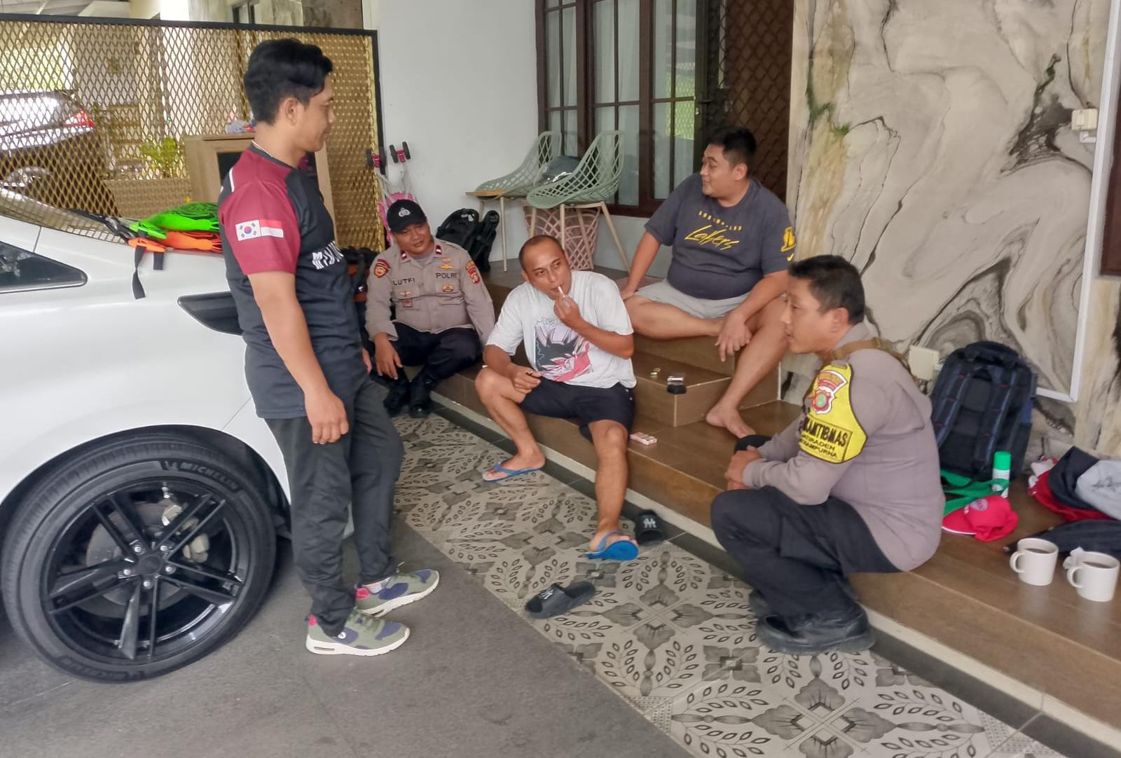 Polsek Jatisampurna Pantau Rumah Kosong yang Ditinggal Mudik