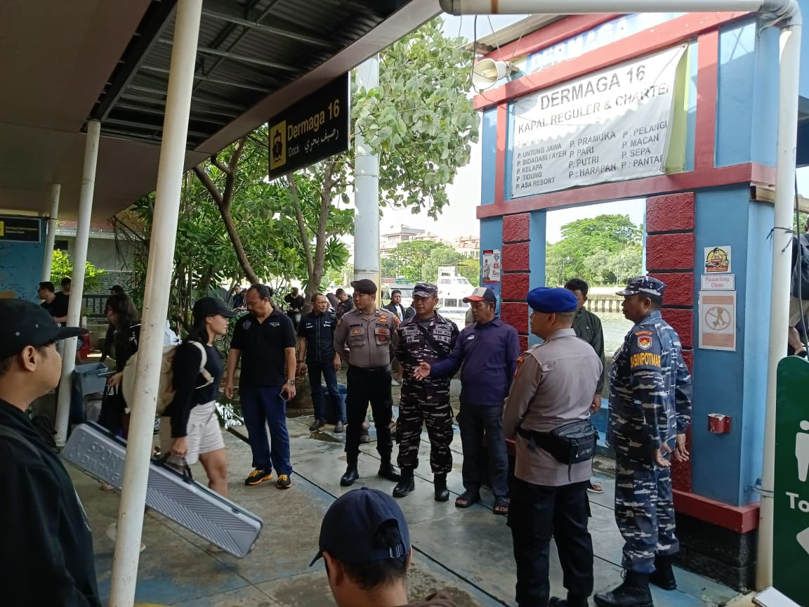 Polres Kepulauan Seribu Rutin Gelar Strong Point di Marina Ancol, Utamakan Keselamatan Penumpang