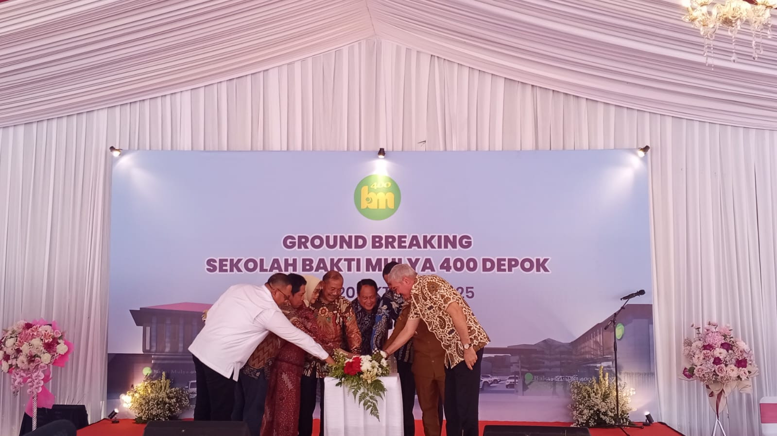 Ground Breaking Sekolah Bakti Mulya 400 Depok, Wujud Komitmen Peningkatan Mutu Pendidikan