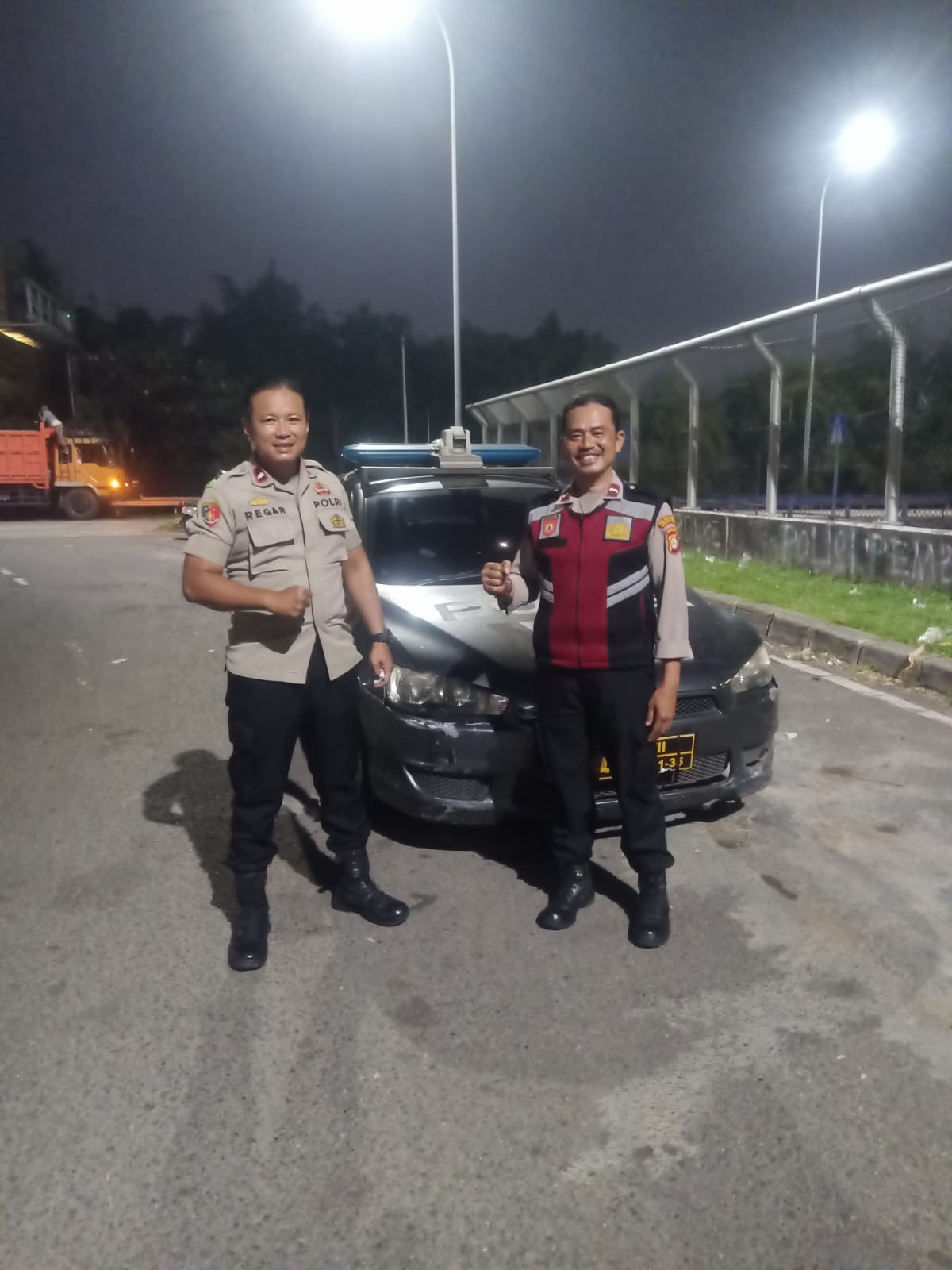 Patroli Malam Polsek Bekasi Barat Pastikan Situasi Aman dan Kondusif