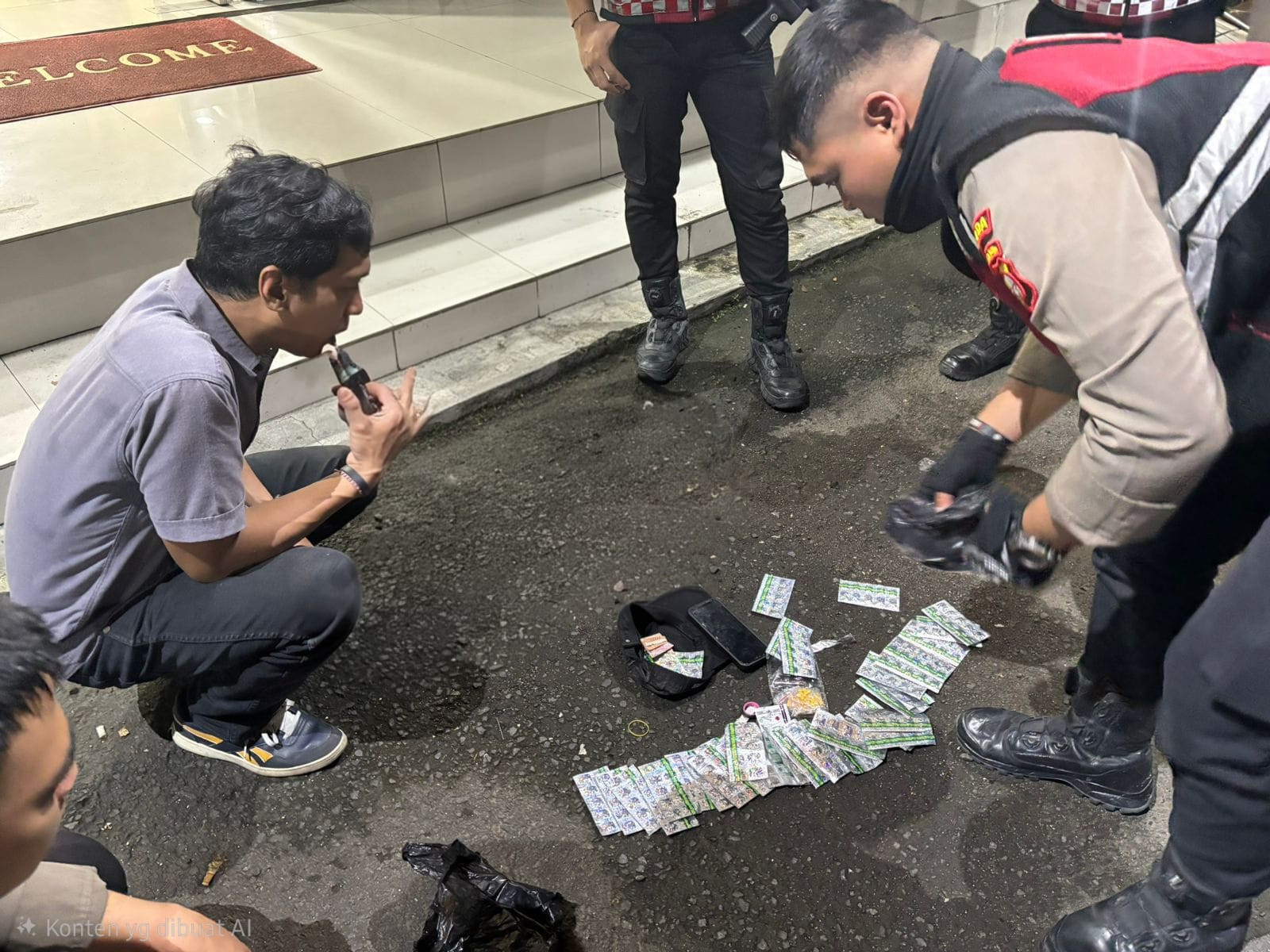 Satgas Anti Tawuran Amankan Pelaku Transaksi Obat Terlarang di Palmerah