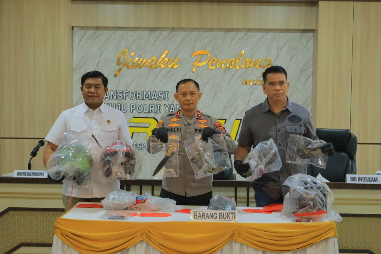 Polda Lampung Berhasil Ungkap Kasus Curat Ranmor yang Mengakibatkan Gugurnya Bripka (Anumerta) Arya Supena