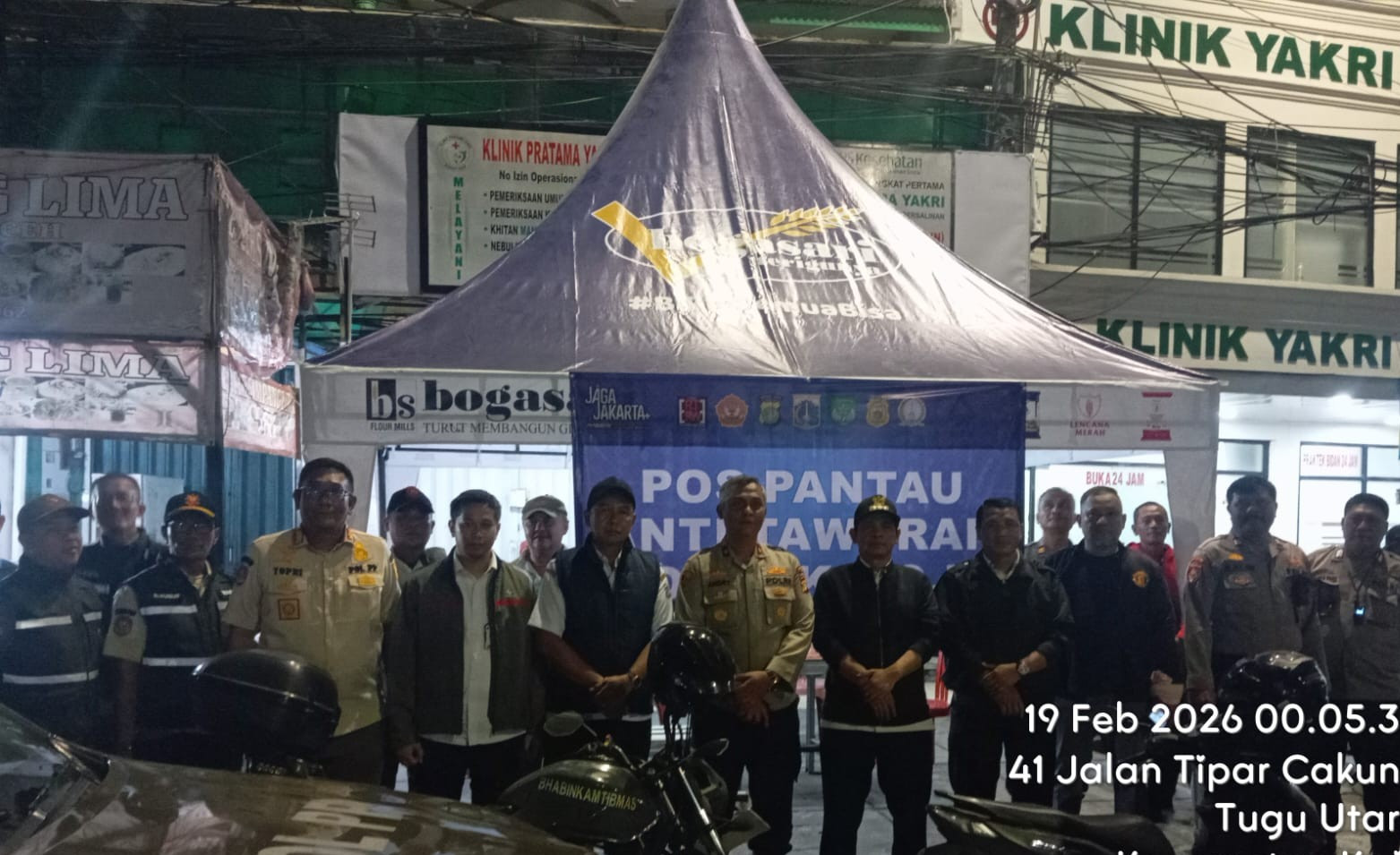 Malam Pertama Ramadhan, Forkopimcam Koja Turun Langsung Jaga Keamanan Wilayah
