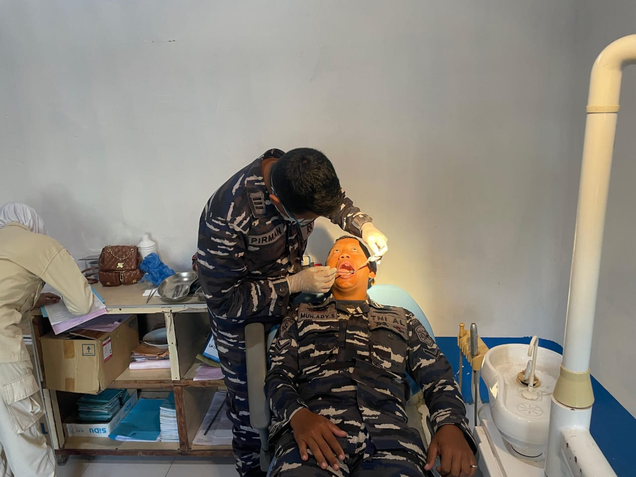 Memastikan Kesiapan Prajurit, Lanal Sabang Laksanakan Pemeriksaan Kesehatan Rutin