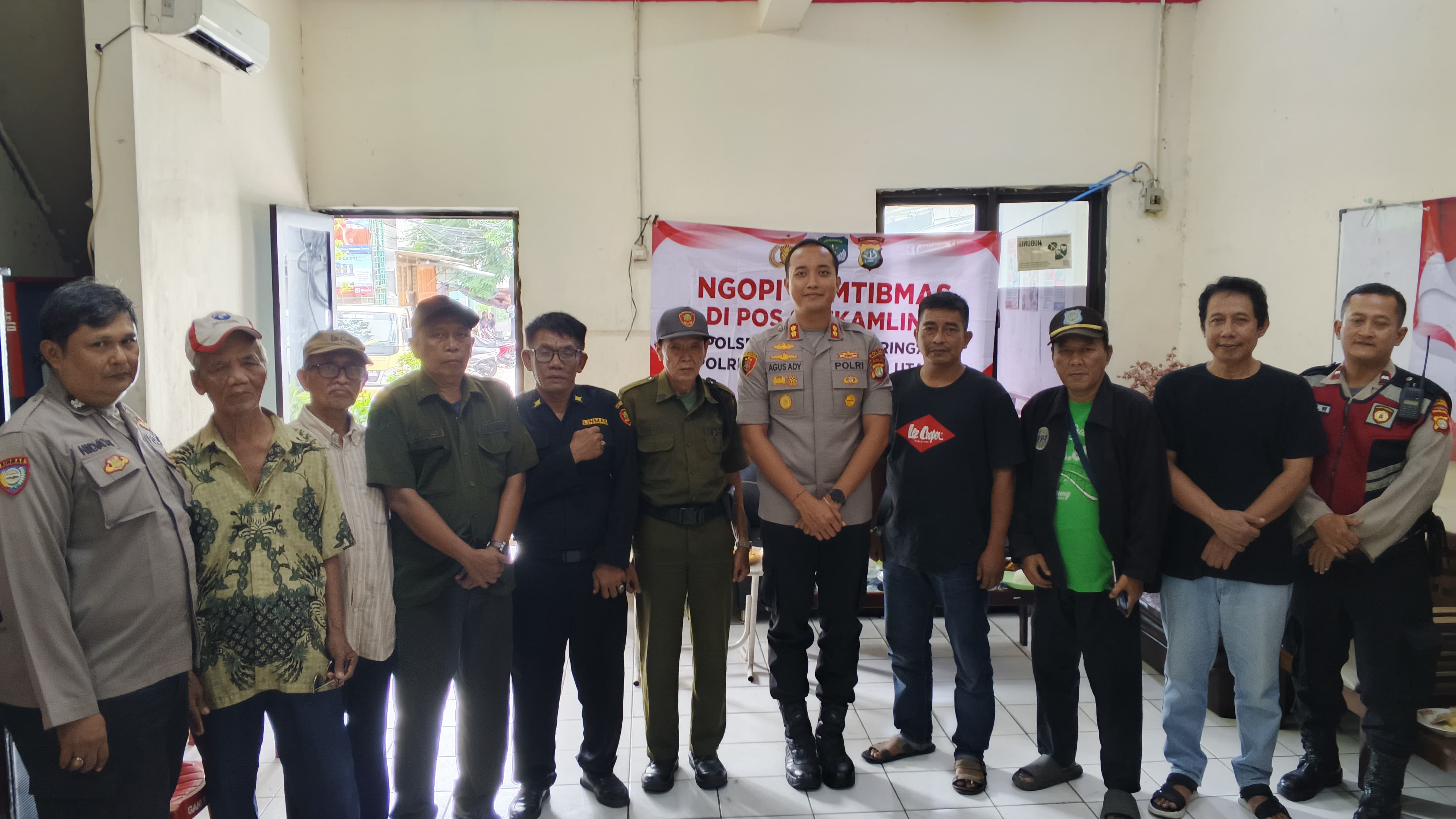 Ngopi Kamtibmas di RW 08 Kelurahan Pejagalan, Wujud Kedekatan Polisi dengan Warga