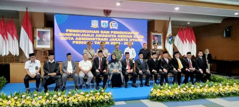 Enam Dewan Kota Jakarta Utara Periode 2024-2029 Dikukuhkan