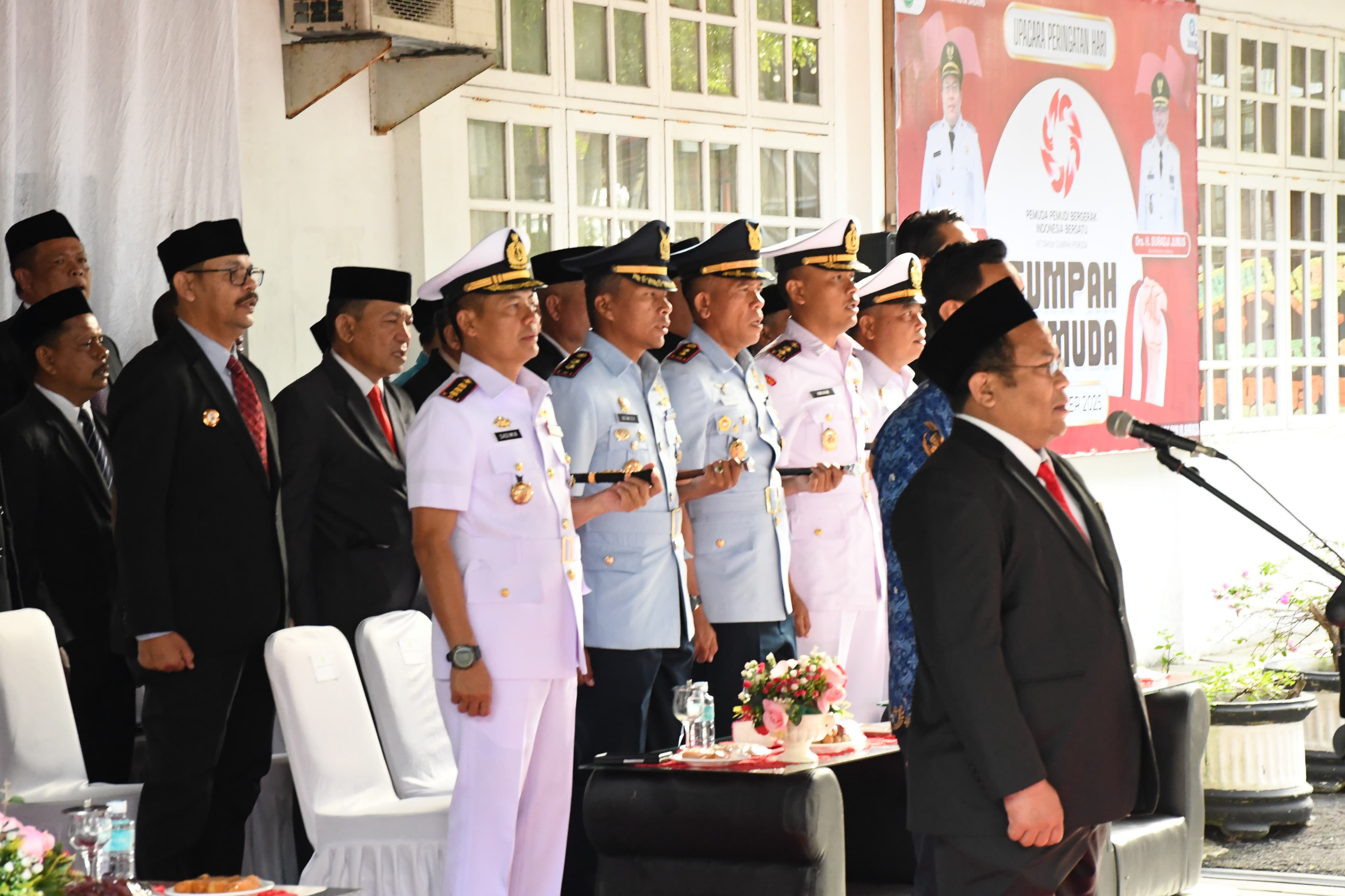 Danlanal Sabang Hadiri Upacara Peringatan Hari Sumpah Pemuda Ke-97 Tahun 2025
