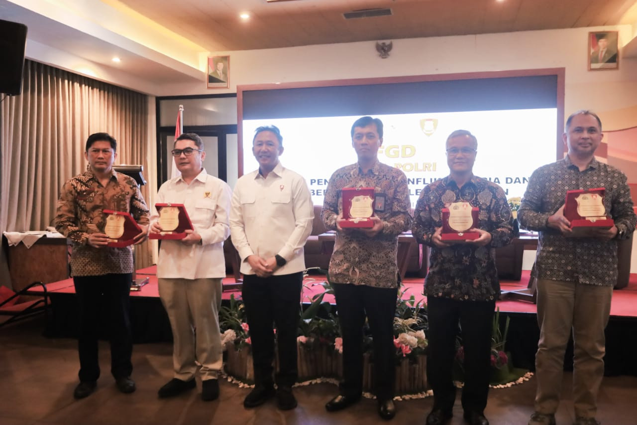 Divkum Polri dan Komnas HAM Gelar FGD Penanganan Konflik Agraria dan SDA di Bandung