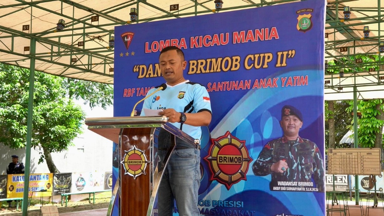 Lomba Kicau Mania dan Santunan Anak Yatim Brimob Polda Metro Jaya Warnai HUT ke-80 Korps Brimob Polri
