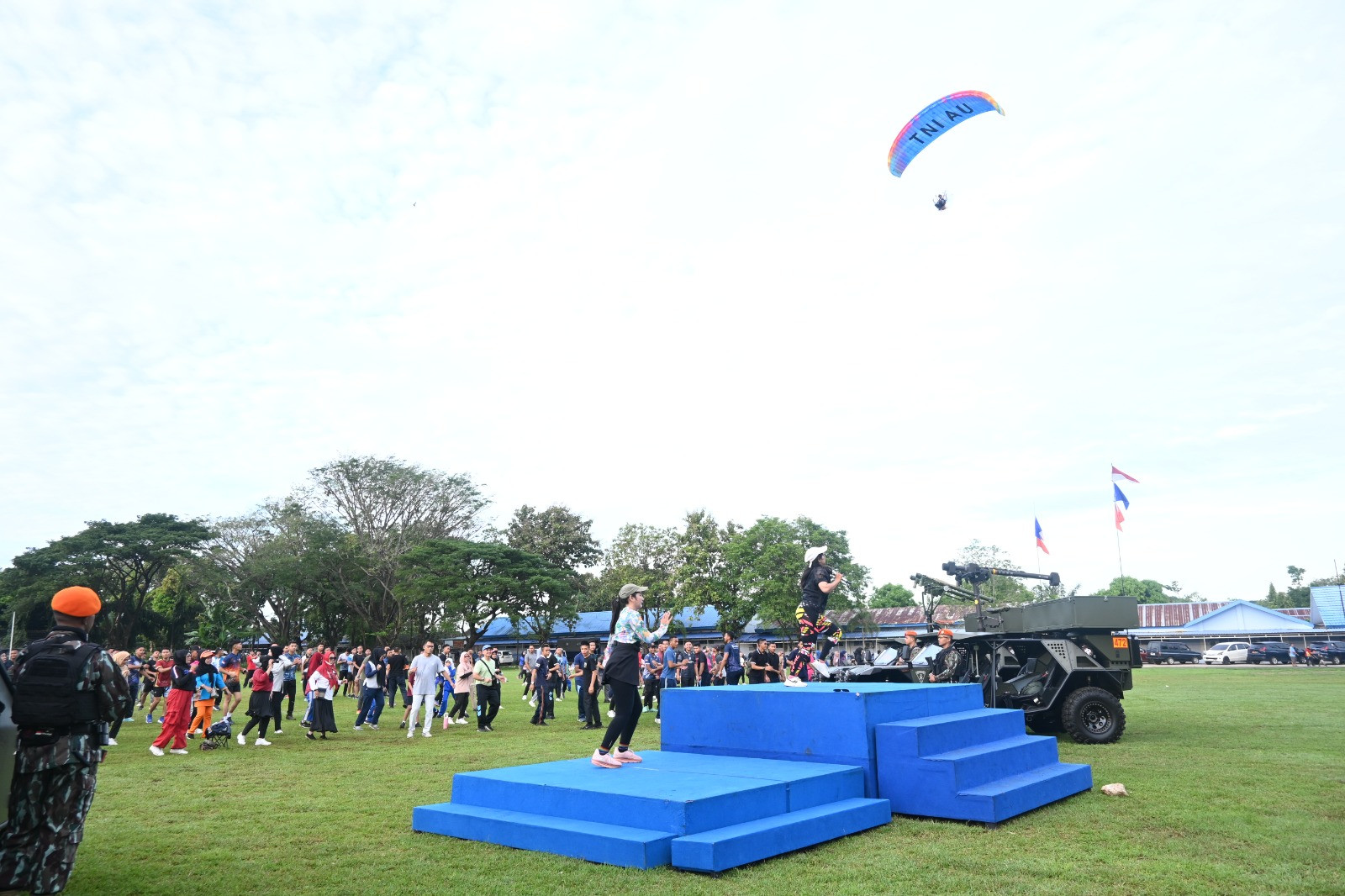Antusias Masyarakat Makassar dan Maros Ikuti CFD di Lanud Sultan Hasanuddin