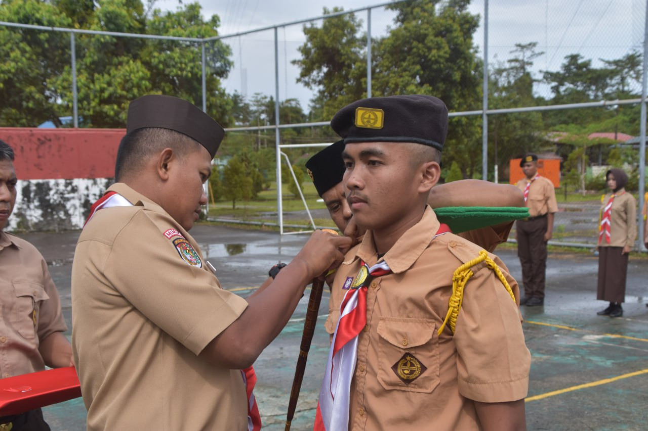 Dandim 1710/Mimika Pimpin Upacara Pembukaan Perkemahan Sabtu-Minggu (Persami) Pramuka Saka Wira Kartika