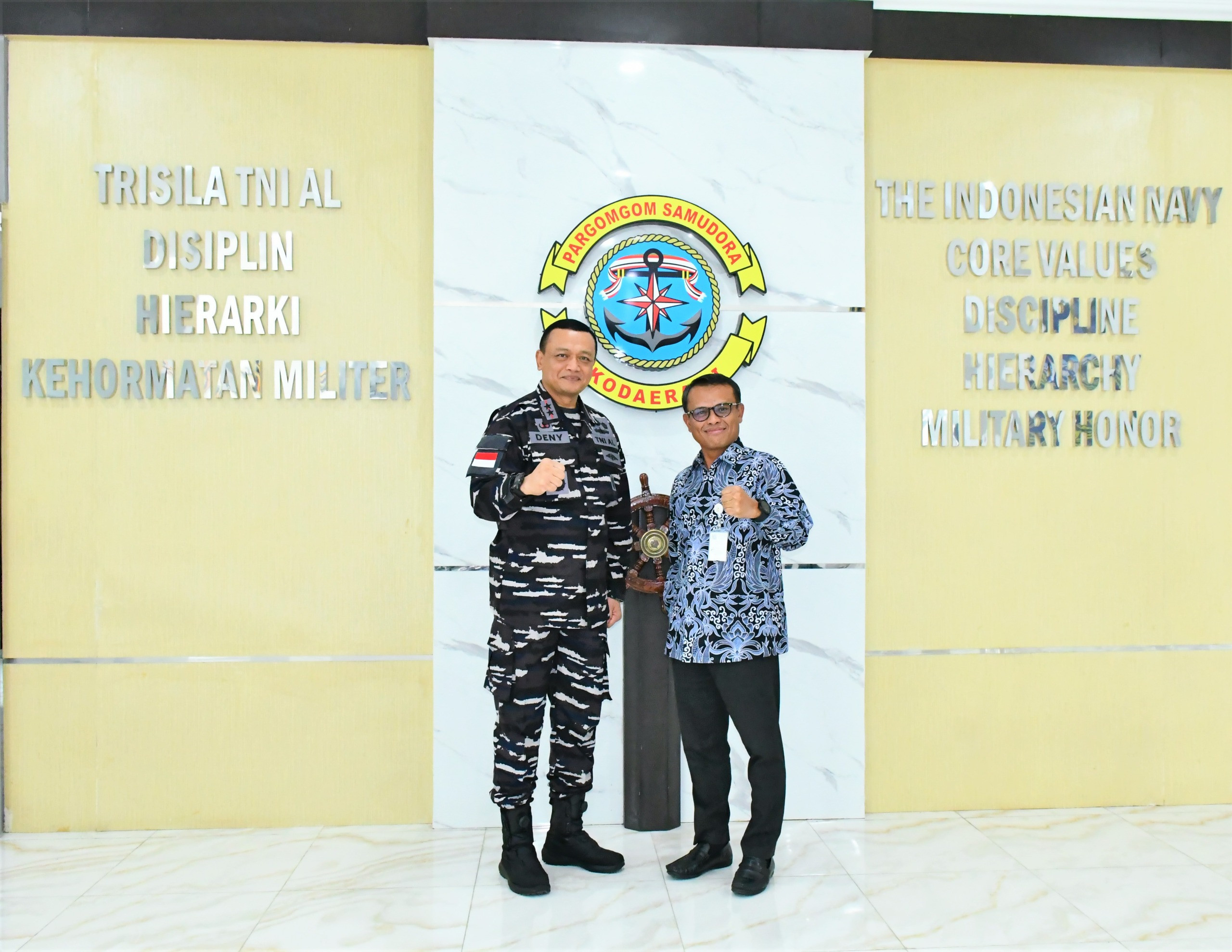 Perkuat Sinergitas, Komandan Kodaeral I Terima Kunjungan Audiensi Executive GM. Pertamina Regional Sumbagut