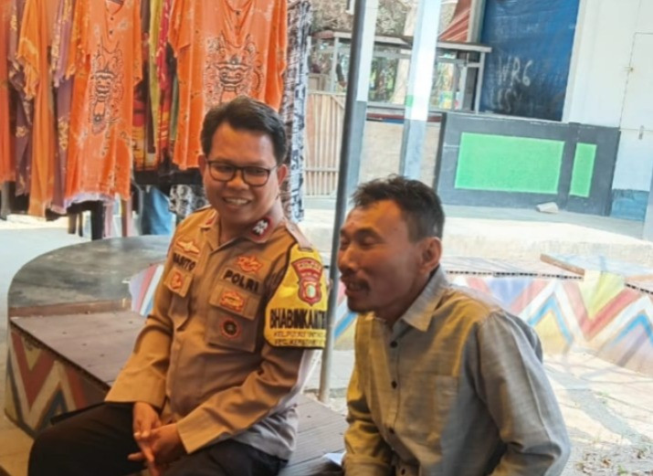 Jakarta On The Spot di Pulau Untung Jawa, Bhabinkamtibmas Imbau Warga Waspadai Hoaks dan Jaga Kamtibmas