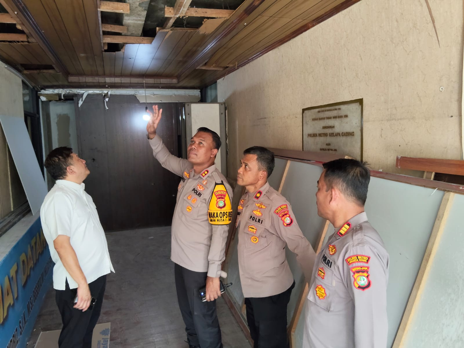 Wakapolres Metro Jakarta Utara Tinjau Lokasi Pembangunan SPPG Kedua di Kelapa Gading