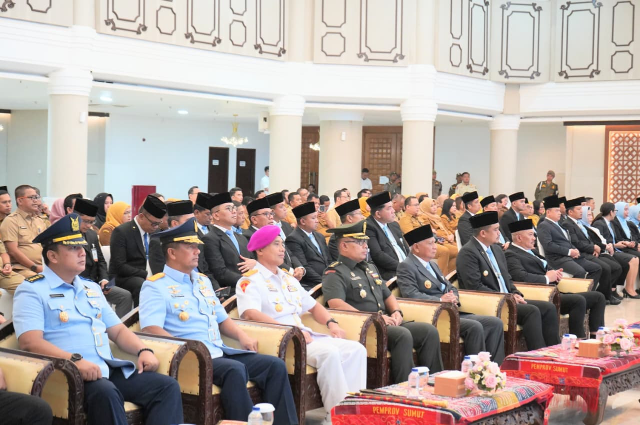 Wadan Kodaeral I Hadiri Pelantikan dan Sumpah Jabatan Penjabat Sekretaris Daerah Sumatera Utara