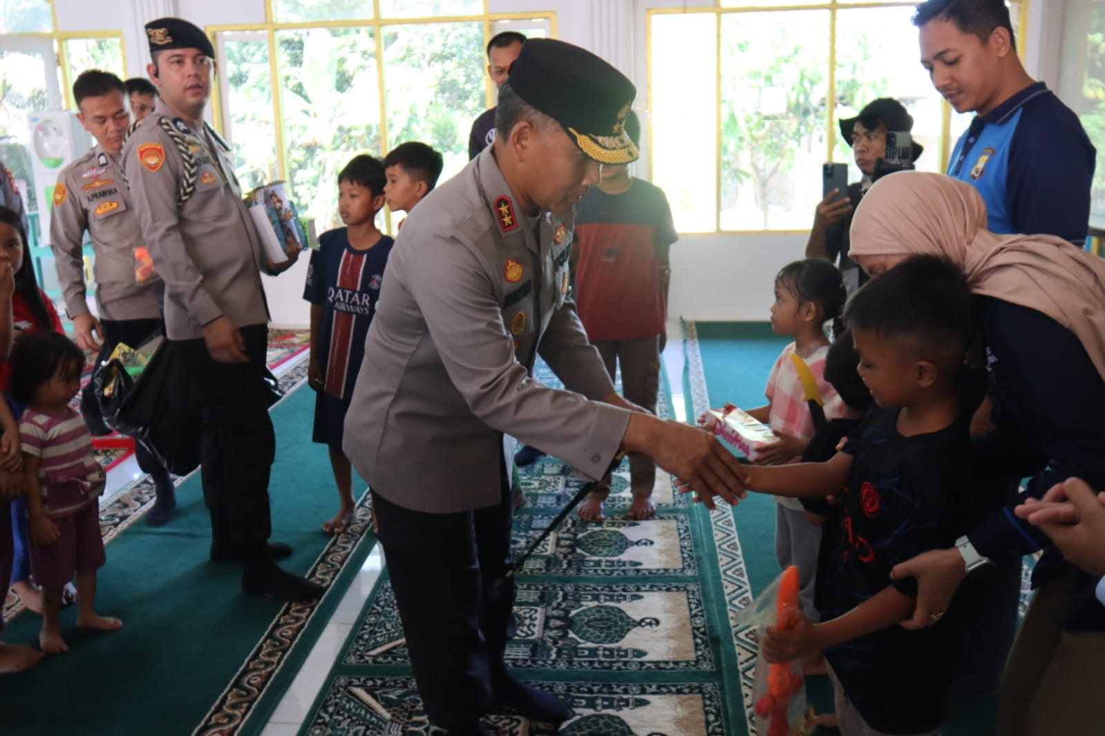 Kapolda Bengkulu pantau Langsung Kegiatan Trauma Healing Pasca Gempa 6,3 SR