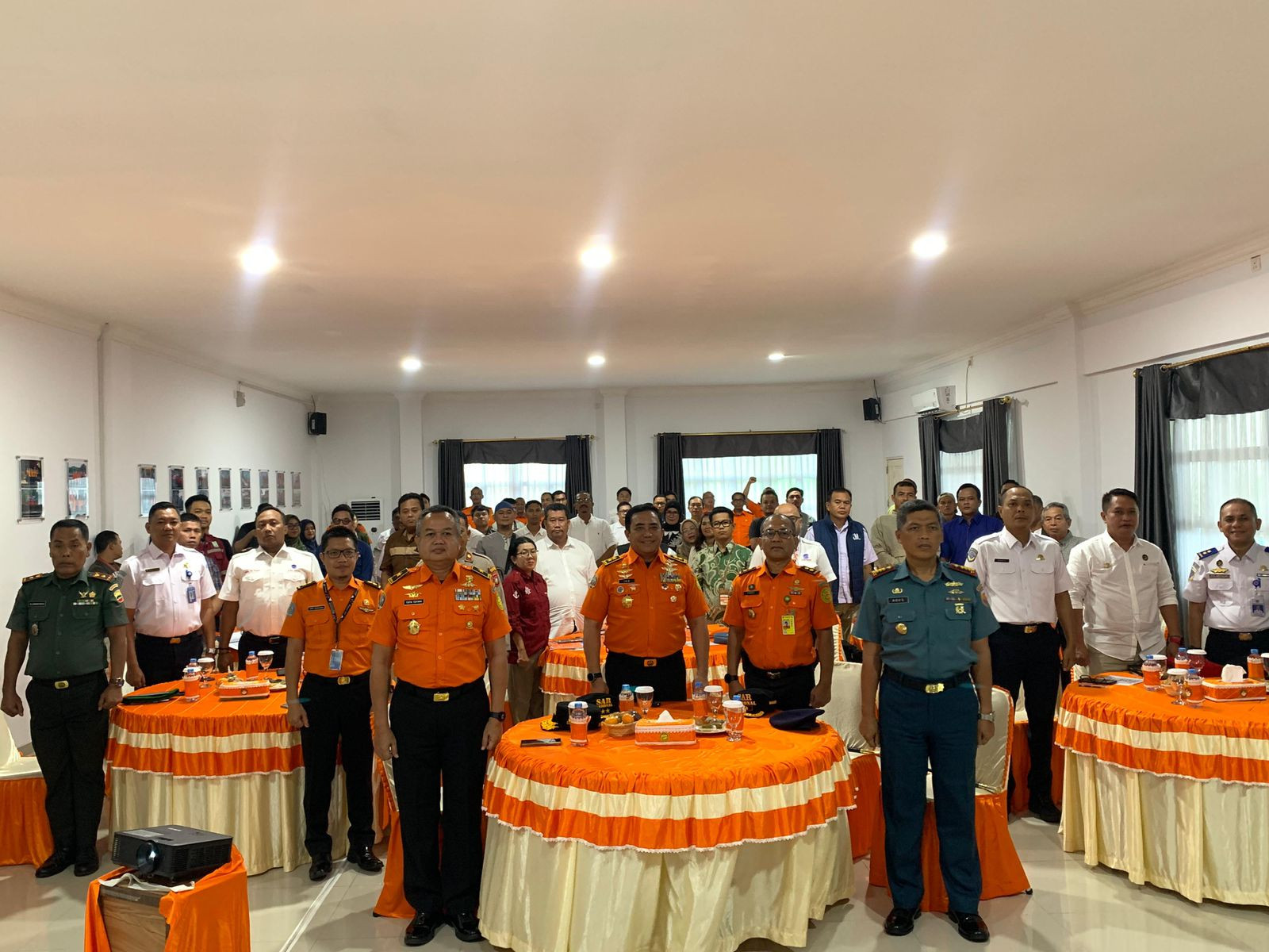 Danlanal Bintan Hadiri Sosialisasi Sistem Deteksi Dini Tahun 2025