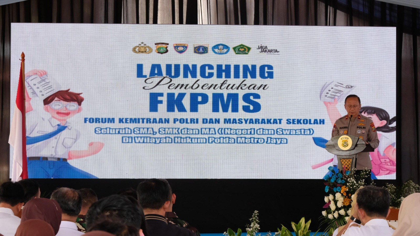 Cegah Perundungan di Sekolah, Kapolda Metro Jaya Luncurkan Program FKPMS di 11 Sekolah