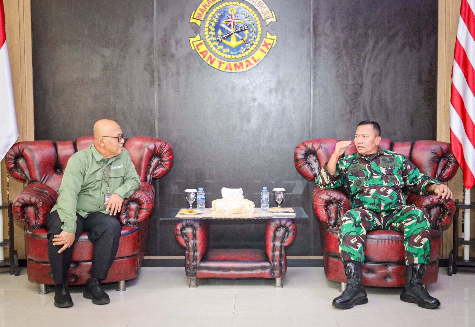 Brigjen Suwandi Terima Kunjungan Kepala Perwakilan Bank Indonesia Maluku