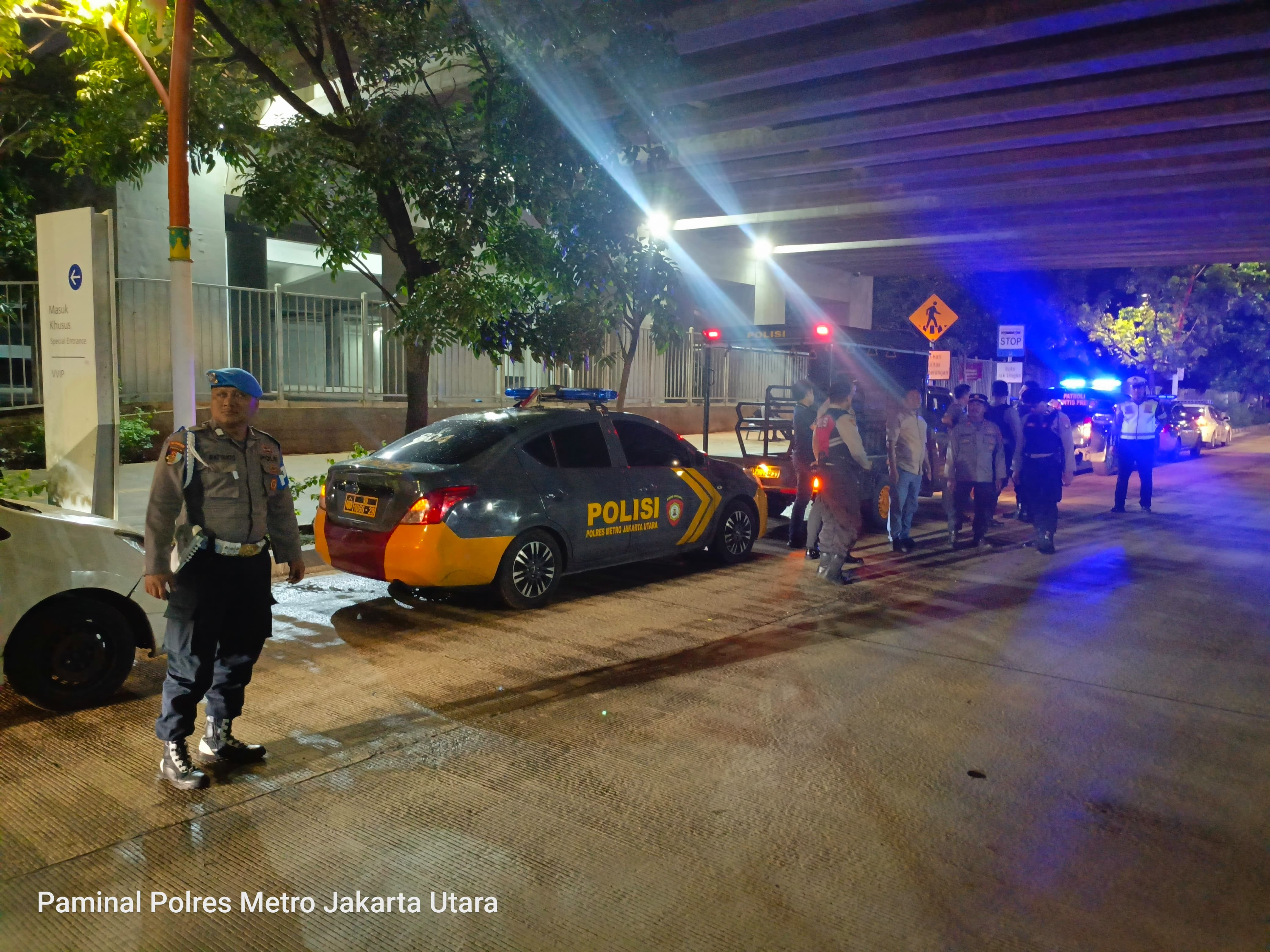 Patroli Gabungan KRYD Polres Metro Jakarta Utara Pantau Sejumlah Titik Rawan Hingga Dini Hari