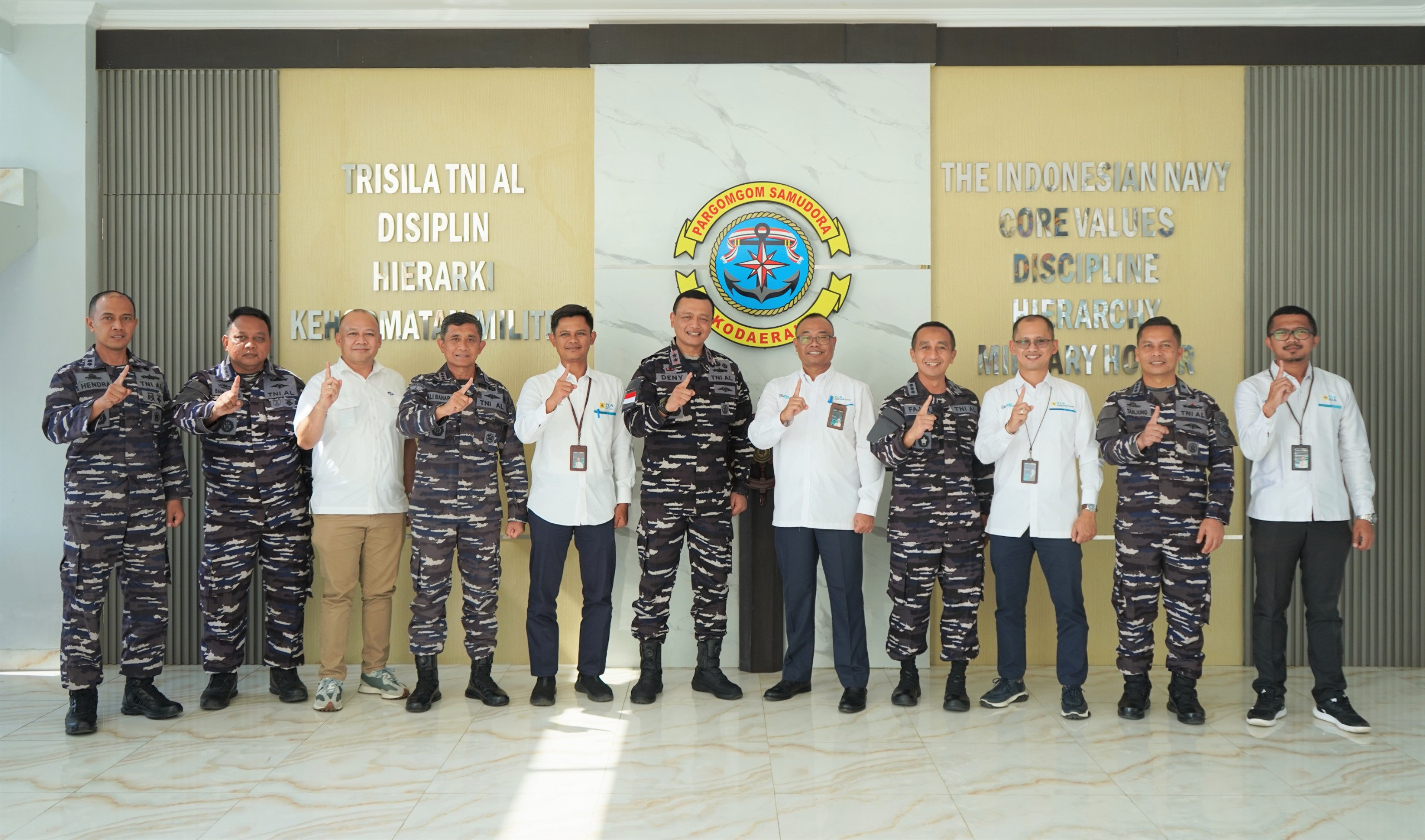 Jalin Sinergitas, Komandan Kodaeral I Terima Courtesy Call GM PLTU Pangkalan Susu
