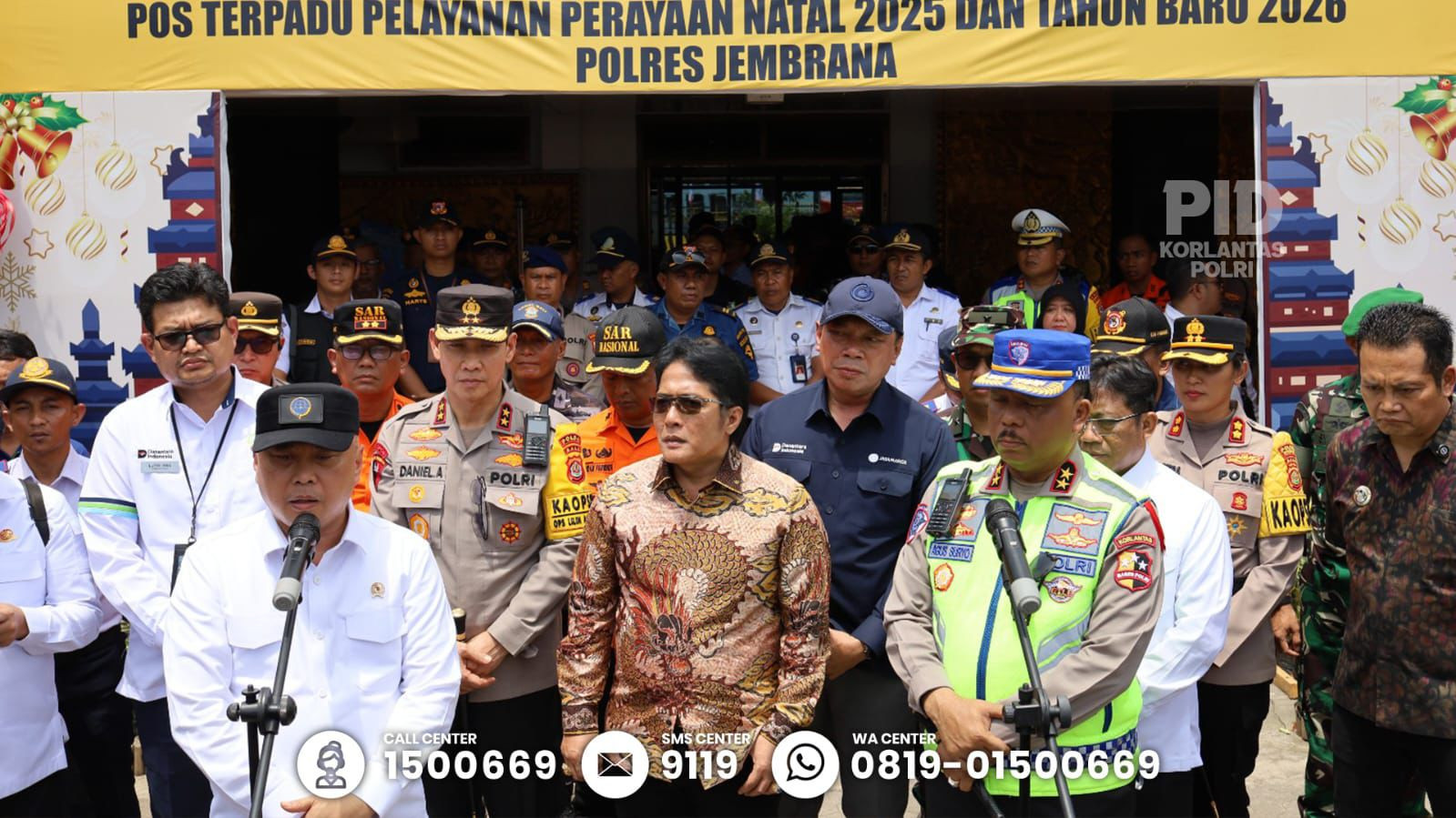 Jelang Libur Tahun Baru 2026, Kakorlantas dan Menhub Cek Pelabuhan Gilimanuk
