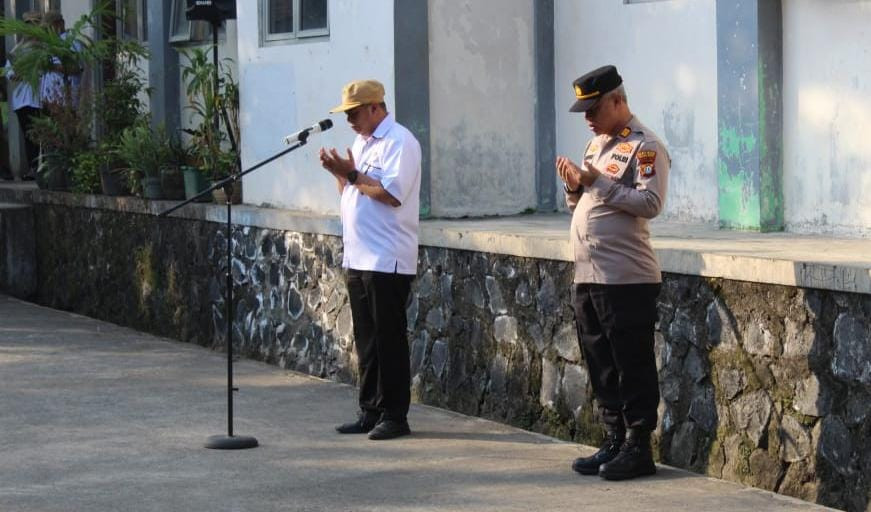 Kapolsek Bekasi Barat Hadiri Apel Gabungan Tingkat Kecamatan Bekasi Barat