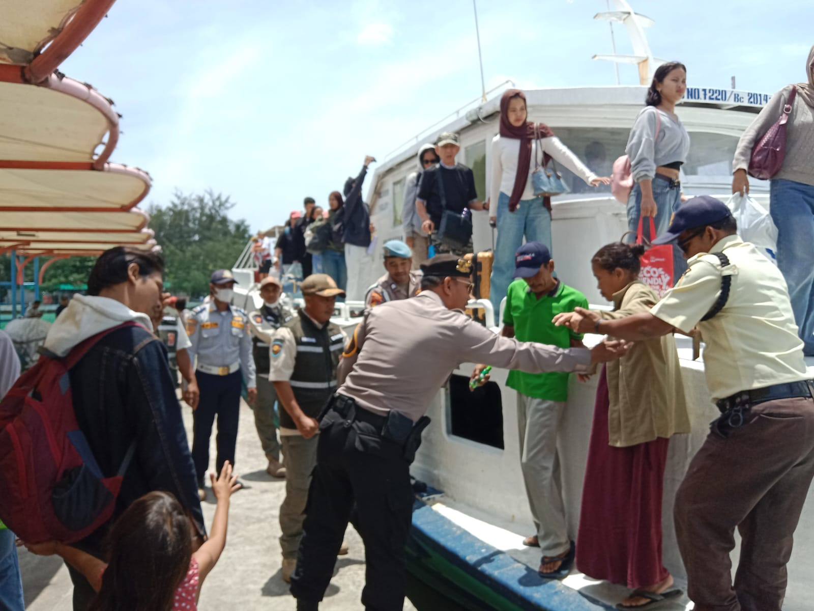 Strong Point di Dermaga, Kapolres Kepulauan Seribu: Keselamatan Penumpang dan Kenyamanan Wisata Prioritas Utama