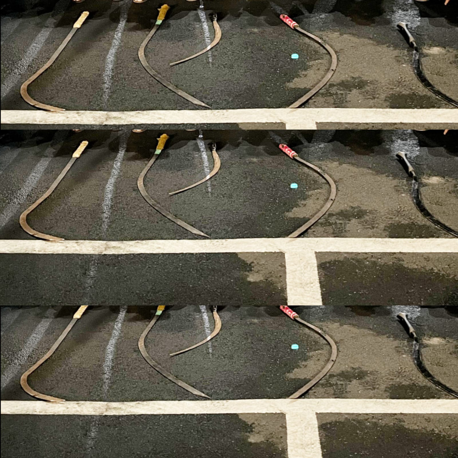 Polisi Gagalkan Potensi Tawuran, Tim Perintis Polres Metro Bekasi Kota Amankan Lima Celurit di Bekasi Selatan