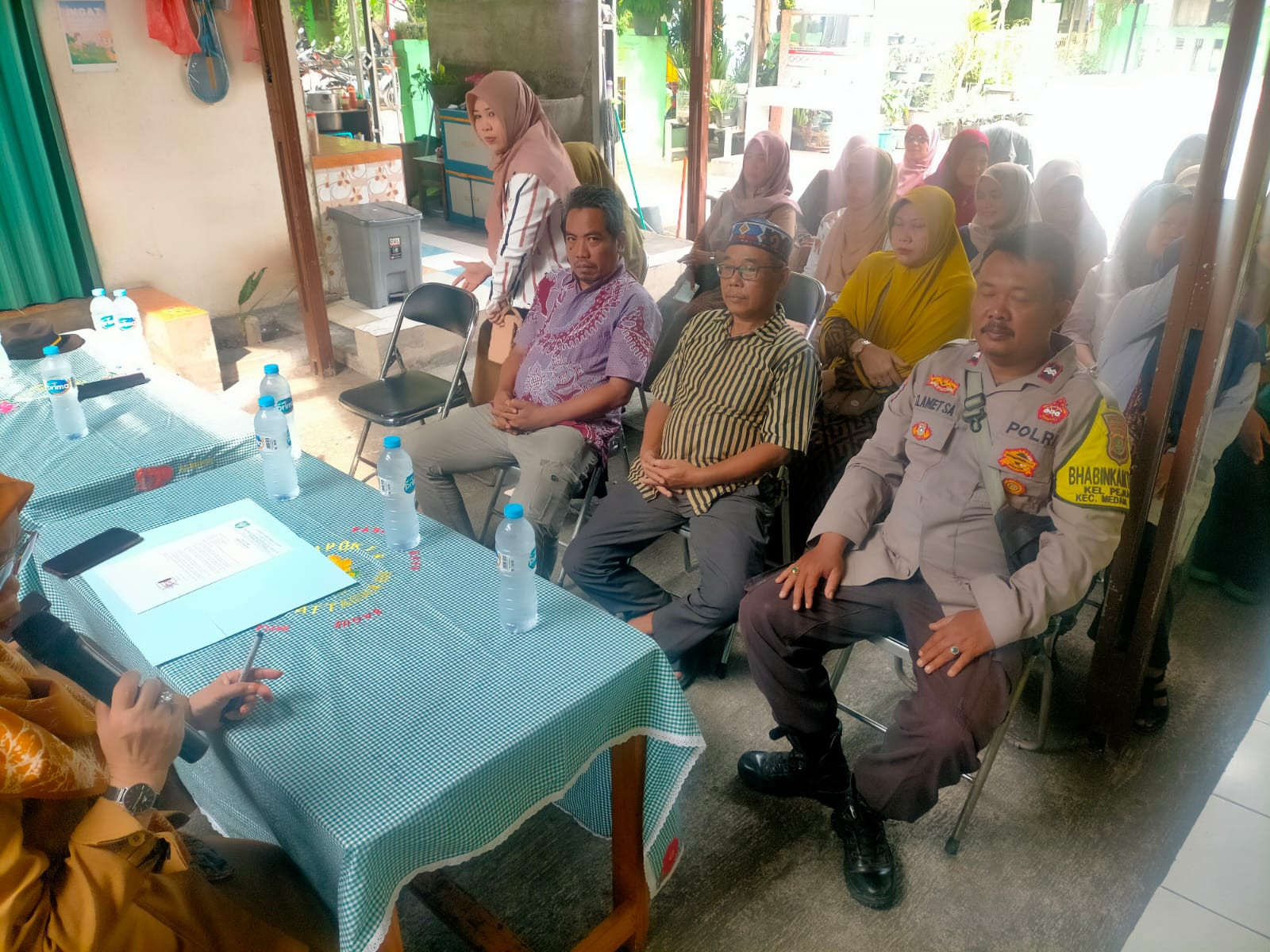 Ciptakan Lingkungan Aman, Polsek Medan Satria Hadiri Deklarasi Sekolah Ramah Anak