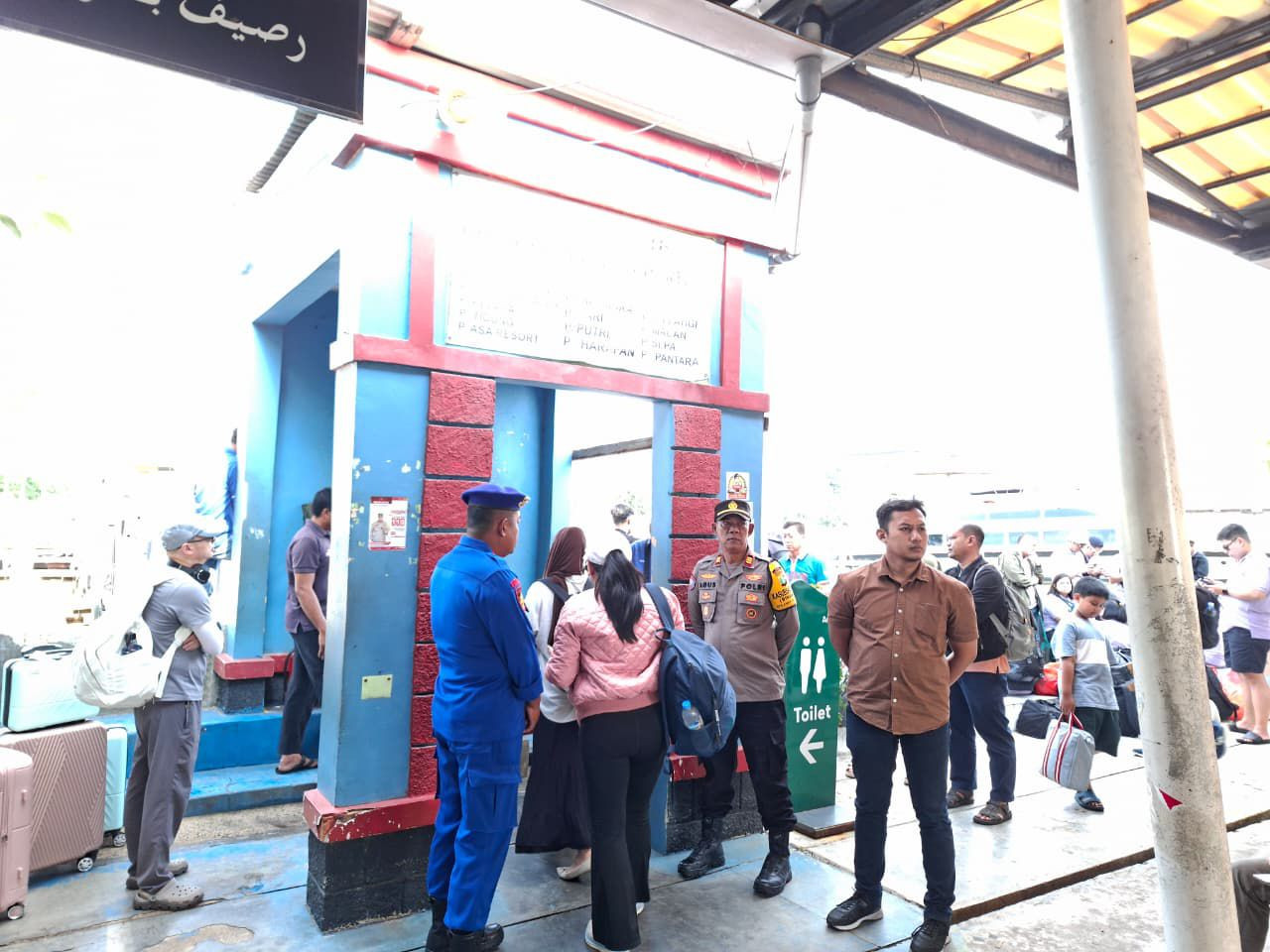 Polres Kepulauan Seribu Bersama TNI Amankan Keberangkatan Wisatawan di Marina Ancol