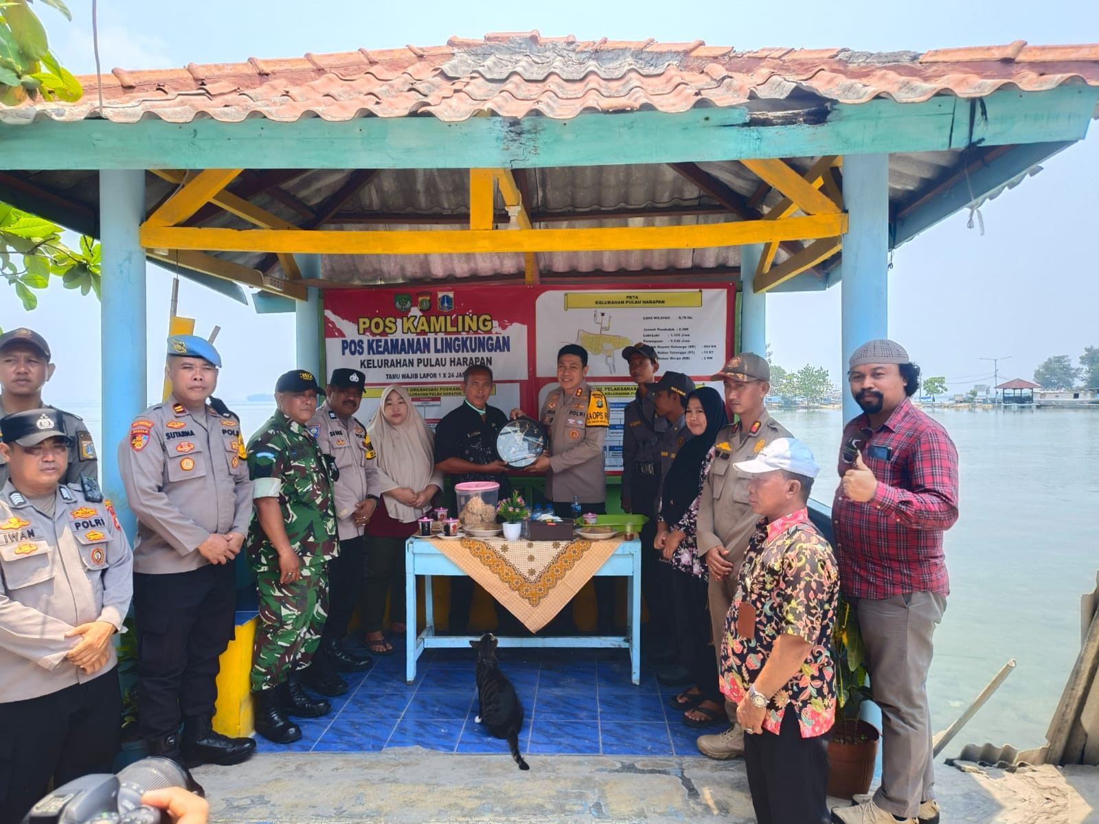 Kapolres Kepulauan Seribu Tinjau Poskamling di Wilayah Utara, Dorong Program Jaga Jakarta untuk Hidupkan Kembali Ronda Malam dan Cegah Kejahatan di Pulau