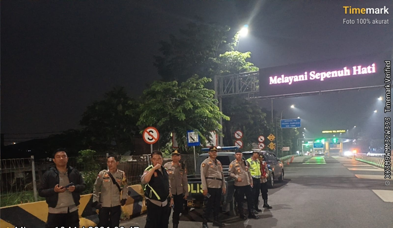 Kapolsek Bekasi Barat Pimpin Patroli Humanis Cegah Tawuran