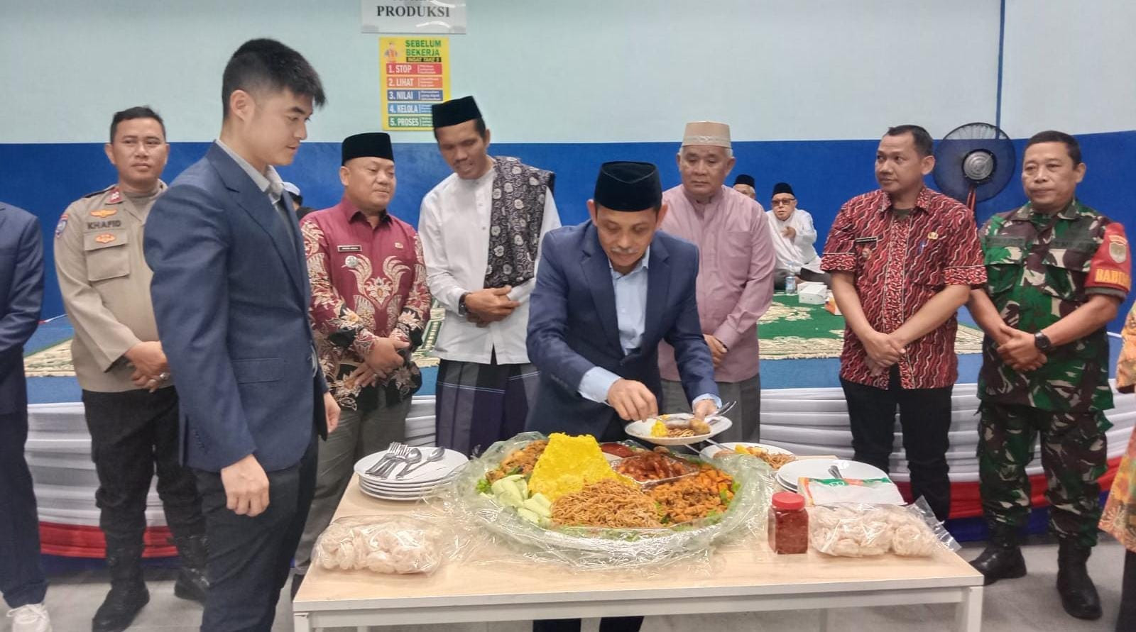 Kapolsek Bantargebang Hadir Tawasulan dan Syukuran Opening PT Mustika Adi Sejahtera