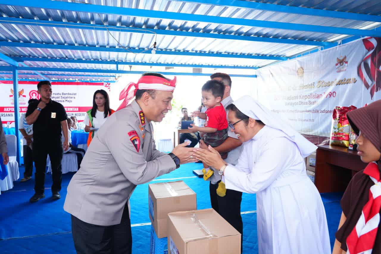 Siaran Pers Polri Wakapolri Beri Perhatian Khusus Kepada Biarawati Dan Lansia Di Bakti Sosial Polsek Genuk