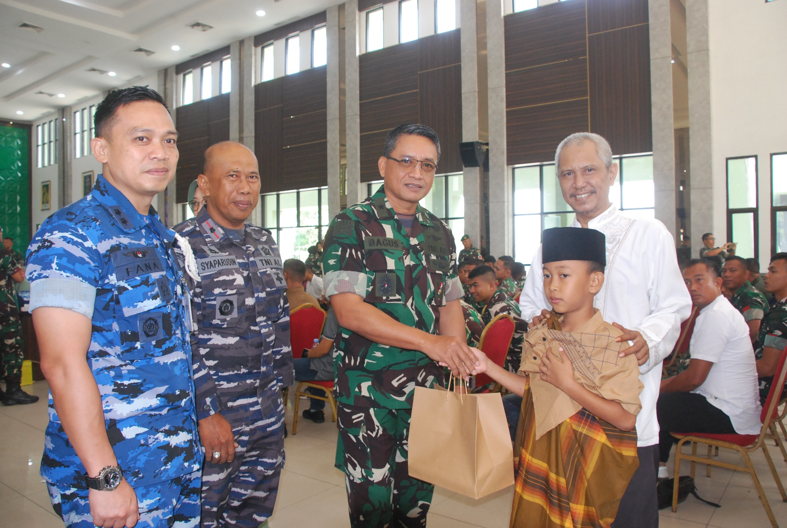 Perkokoh Kemanunggalan TNI dan Rakyat, Lanal Dumai Turut Sukseskan Bakti Sosial dan Bakti Kesehatan di Makodam XIX Tuanku Tambusai