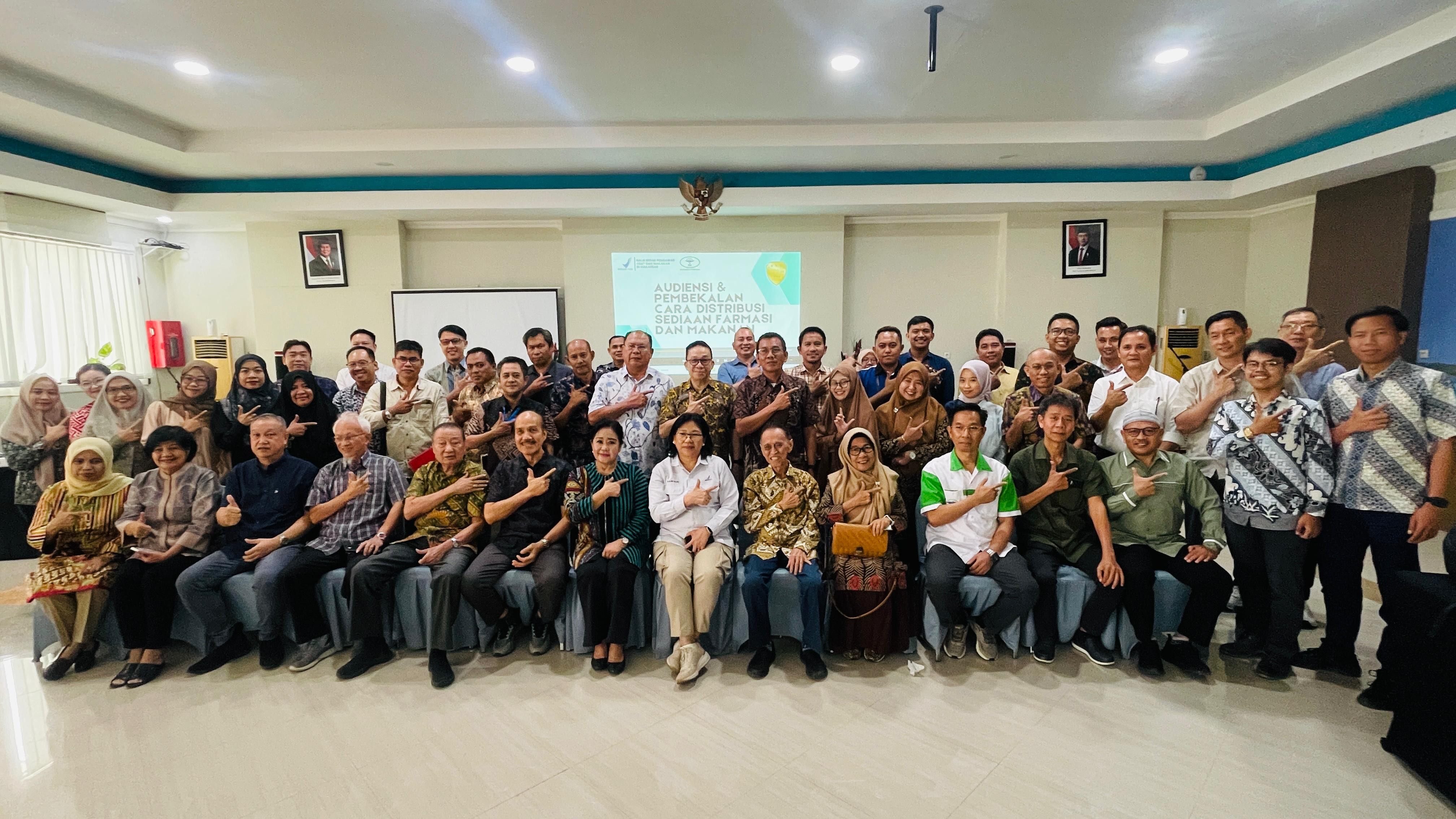 Audiensi GP Farmasi Indonesia Sulsel dan BBPOM Makassar Perkuat Sinergi Penerapan CDOB