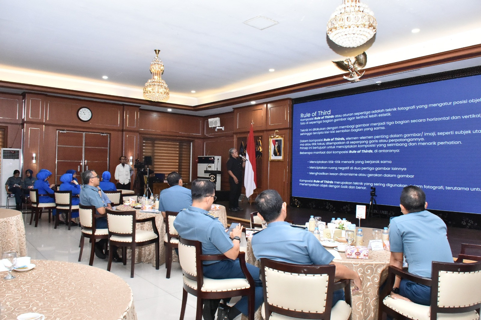 PANGLIMA KOLINLAMIL : HASIL WORKSHOP PUBLIC SPEAKING, PEMBUATAN BERITA DAN FOTOGRAFI AKAN DILOMBAKAN