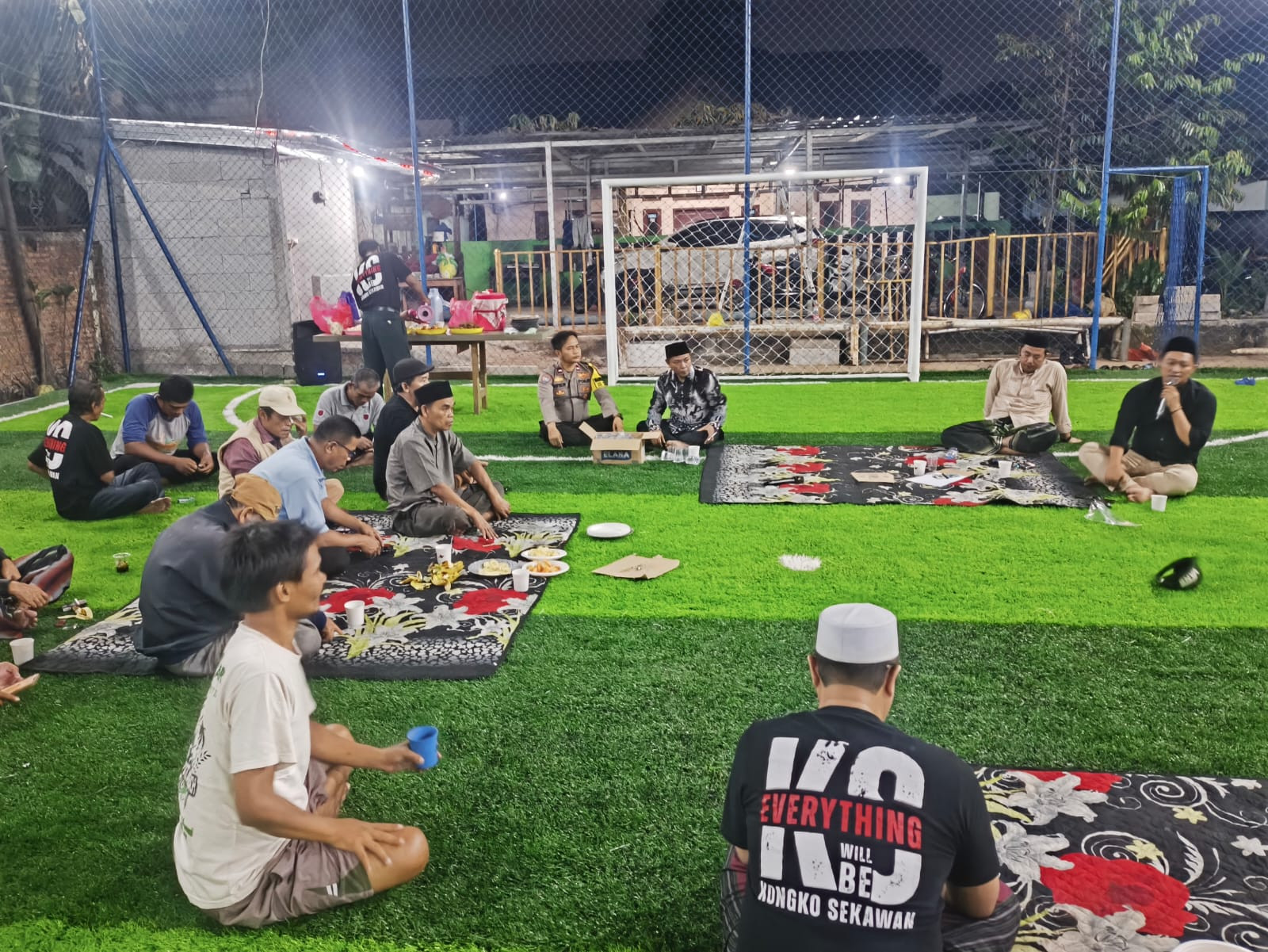 Jalin Silaturahmi, Kapolsubsektor Sumurbatu Hadiri Tasyakuran HUT RI ke-80